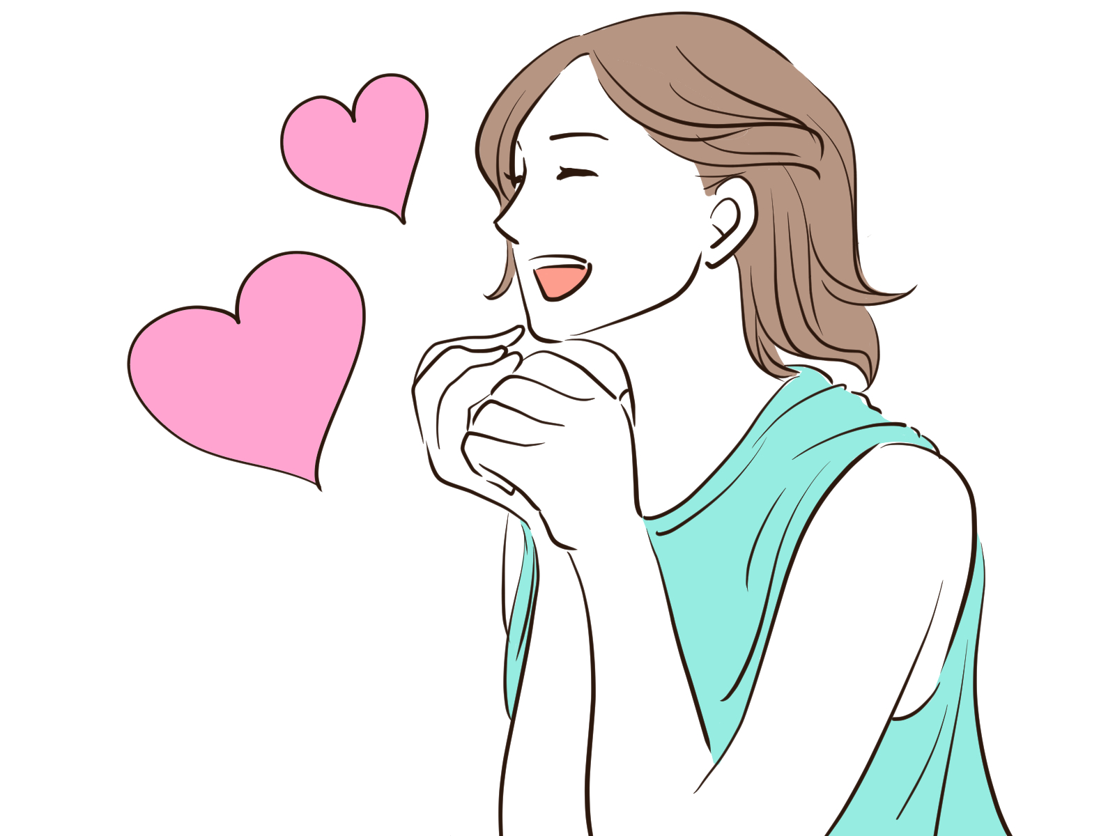 woman in love